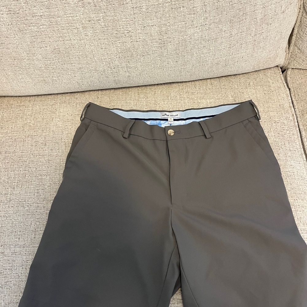 Peter Millar Gray golf shorts